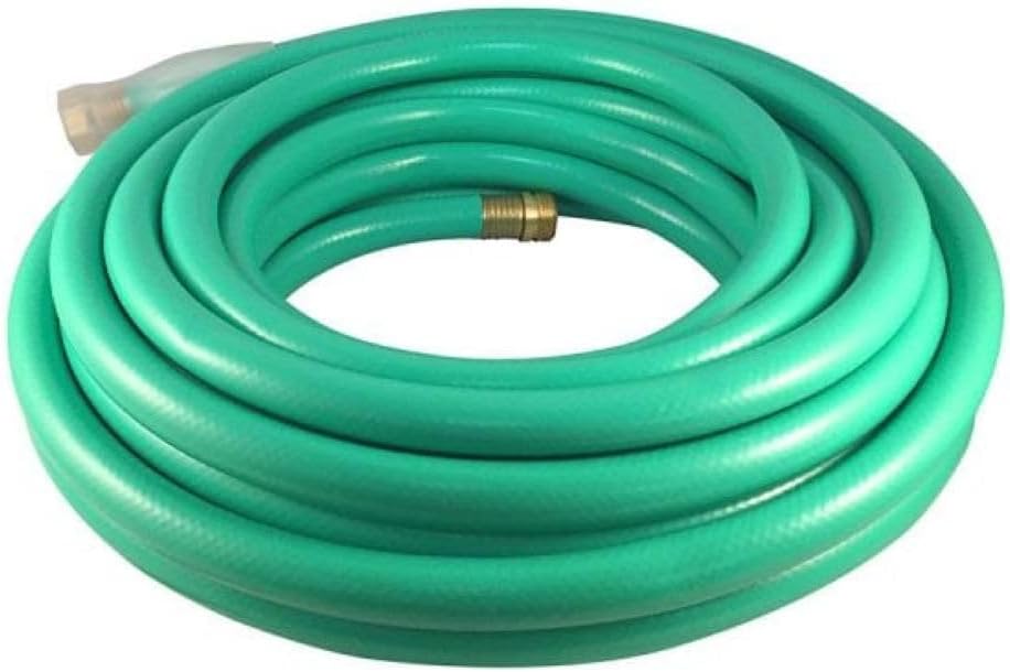 Flexon 5/8-Inch x 50-Foot Heavy Duty 5-Ply Garden Hose – Durable, Kink-Resistant, Weather-Resistant Vinyl Cover, Knitted Nylon Reinforcement, Ideal for Lawn, Garden, and Outdoor Use
