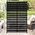 GarveeLife Metal Privacy Screen 72" H x 47" W, Outdoor Privacy Screens and Panels, Freestanding Decorative Fence for Patio Lawn Garden Deck Balcony, 3-Panel Outdoor Divider with Stand