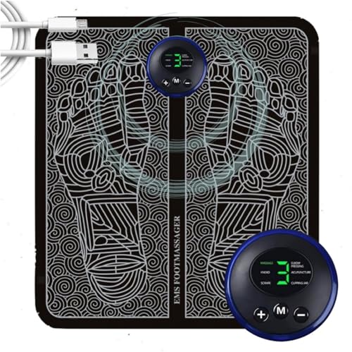 ZEAL 2024 Electric feet Massager with deep kneading, EMS Foot Massager - Pain Relief and Improve Circulation. Foot Spa for Plantar Fasciitis, Muscle Stimulation for Pain Relief.