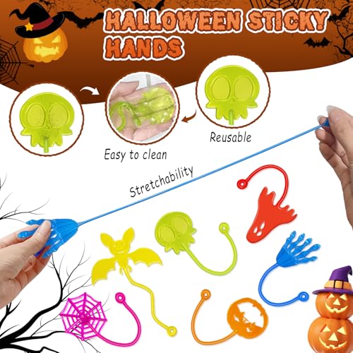 Halloween Sticky Hands Bulk 42 PCS Halloween Party Favors for Kids Toys - image 4