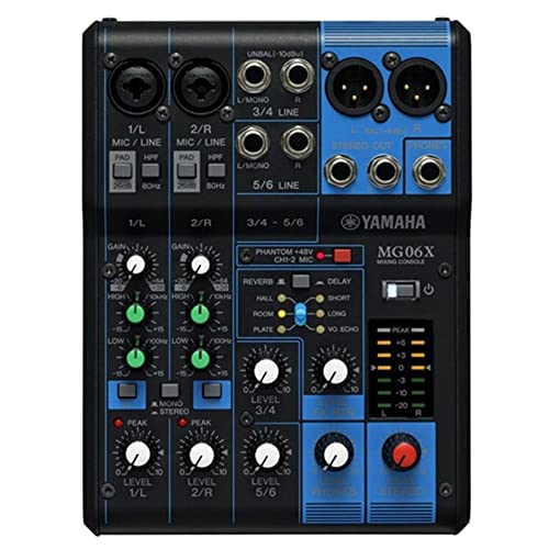 Qual a Melhor Mesa de Som de 2025? Melhores Ranking 5 Mesa de Som Analógica MG 06X Yamaha