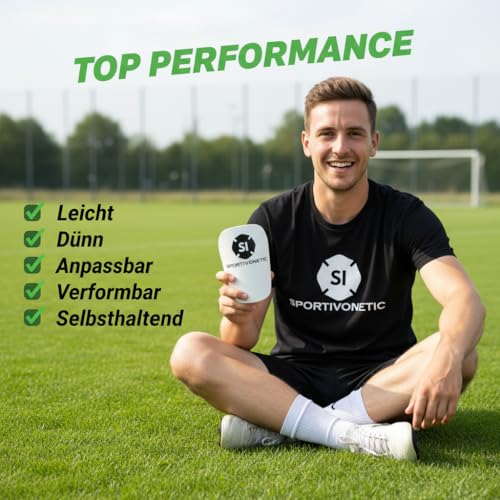 Fußball-Schienbeinschoner Sportivonetic Premium für Erwachsene und Kinder