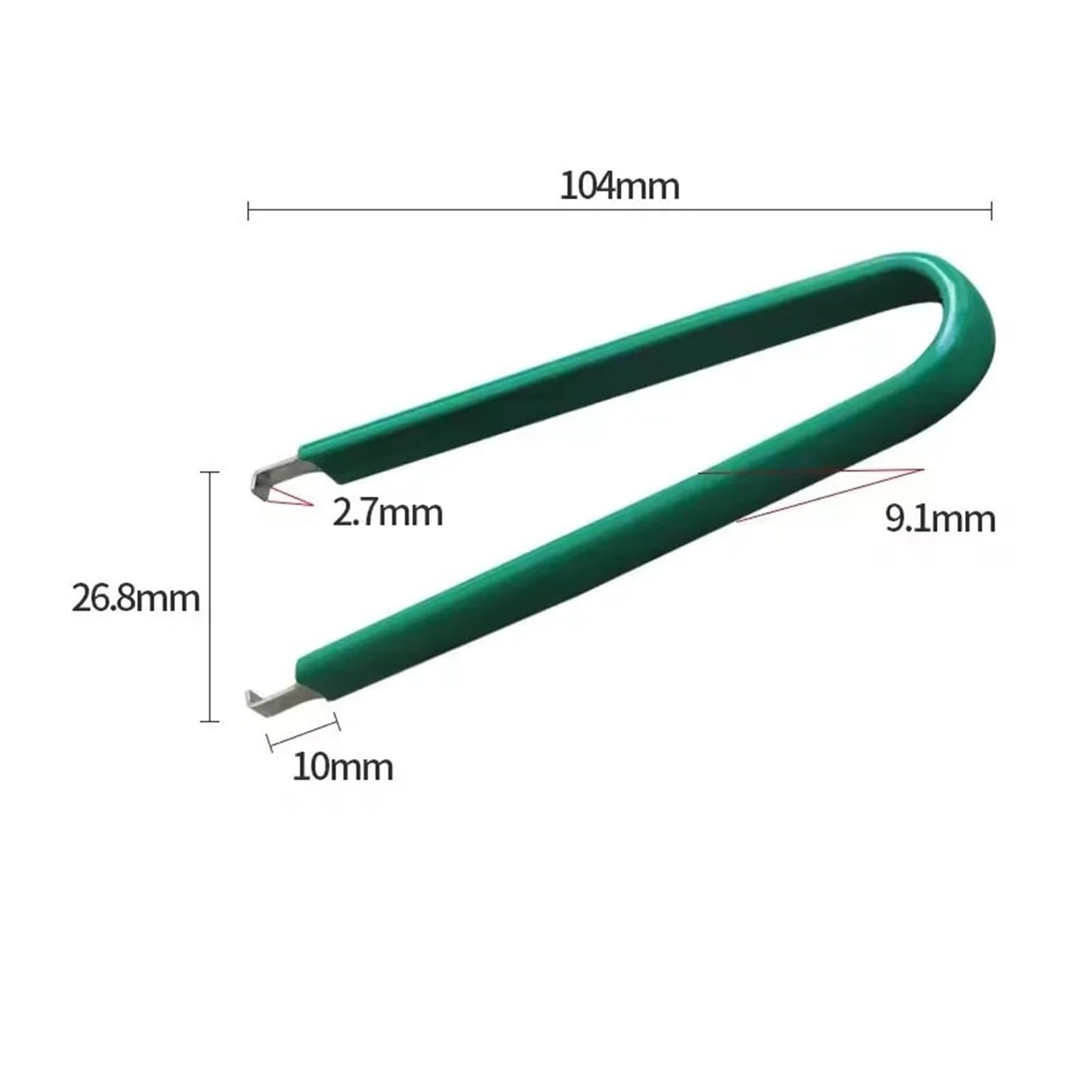 Fuse Extractor de clips de fusibles para coche, herramienta para hoja para mini (verde)