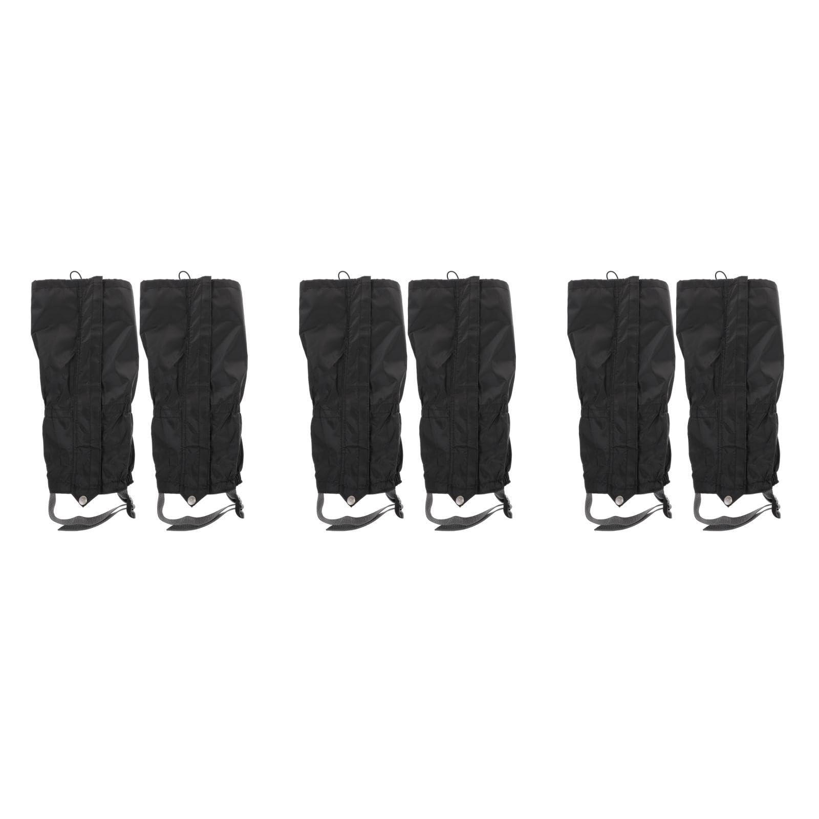 3sets Komfortable Outdoor Bein Gamaschen Klettern Bergsteigen Wandern Schnee-Bein 2 Stücke * 3