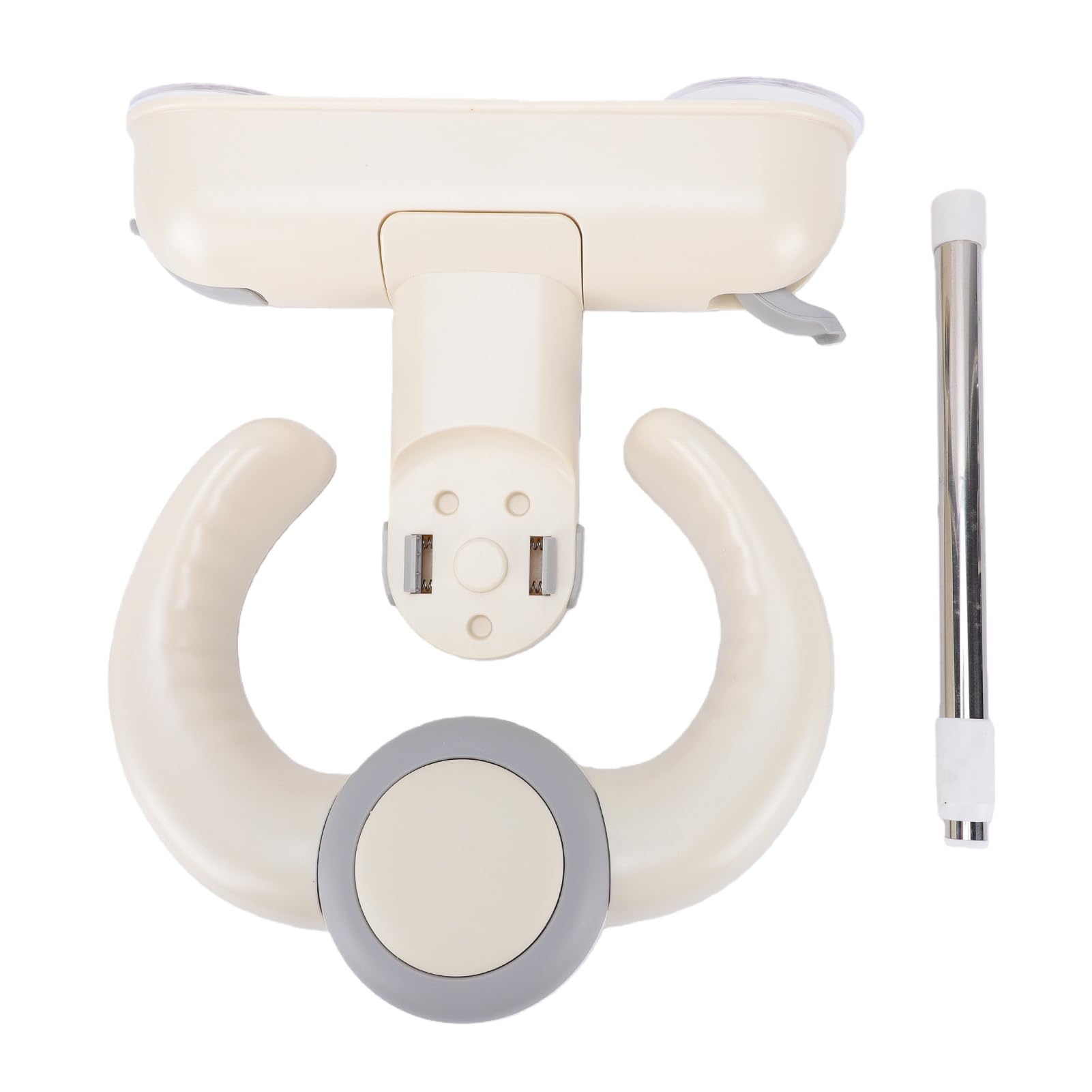 Matybobe Supporto da Bagno Regolabile per Neonati, Staffa Doccia in (Gray