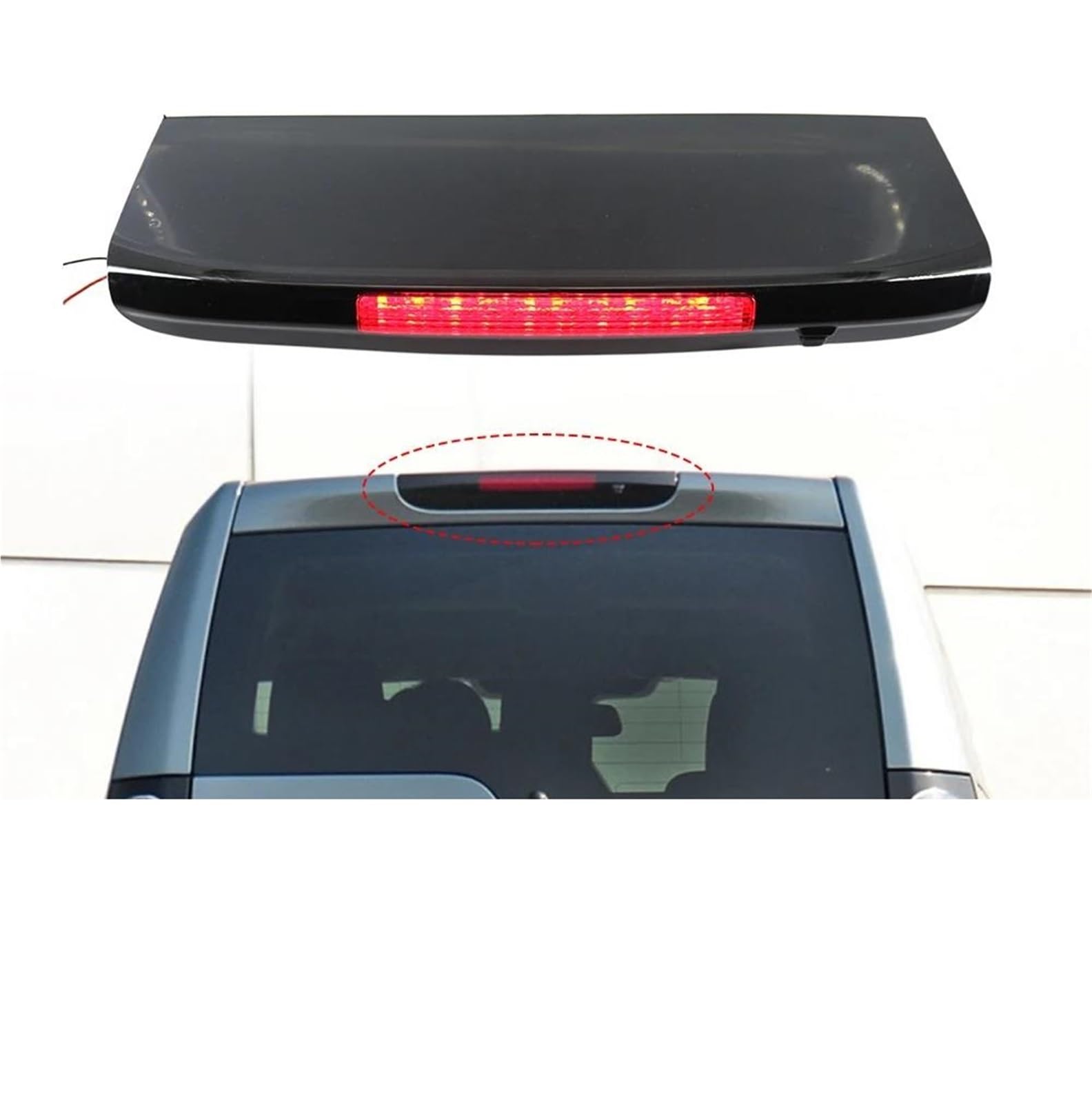 3ª Luz De Freno Tercera Luz De Freno Para Land Para Rover Para Discovery LR3/4 (2004-2016), Trasera Central Montaje Alto, XFG000062 LR072856 Coche Alto Nivel Parada Lámpara