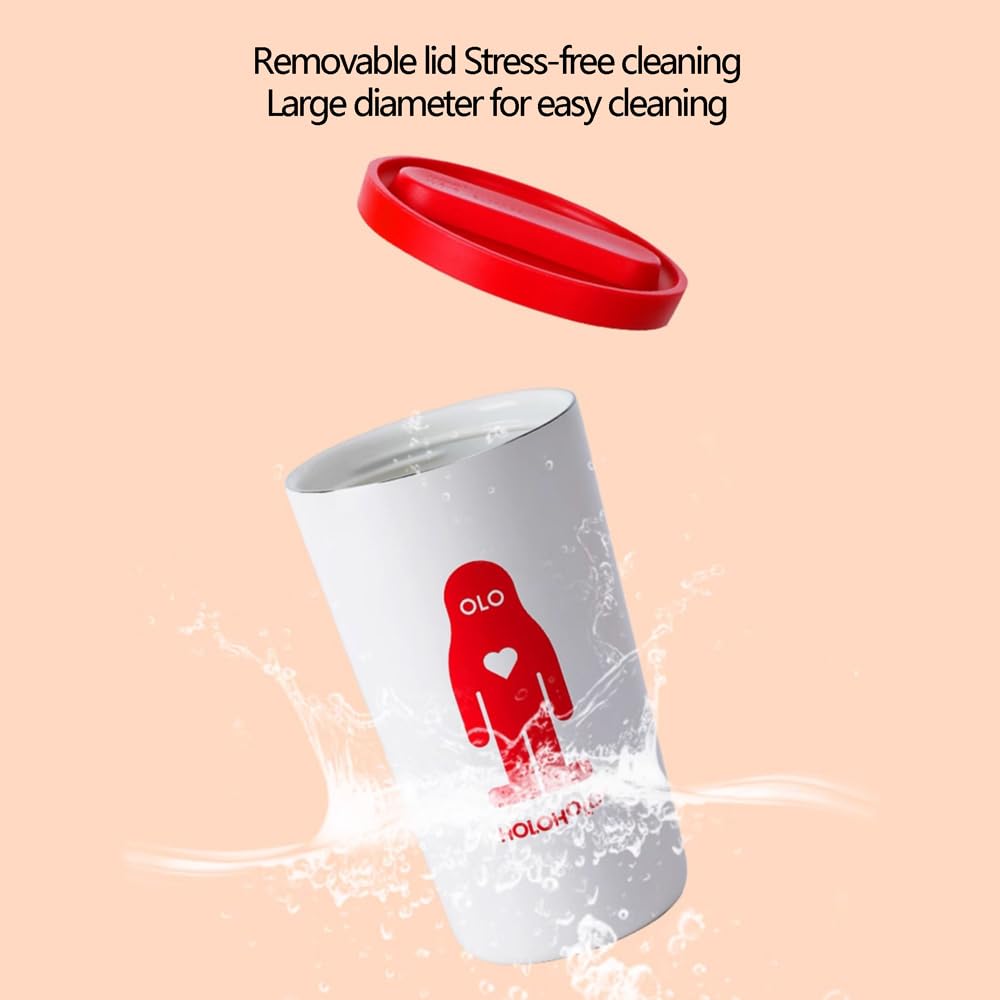 Kubki termos dziewczyny kubek do kawy 400 ml duża pojemność kubek Stanley ze stali nierdzewnej ceramiczna wkładka kempingowe kubki do kawy szerokie usta design kompaktowe przenośne kubki