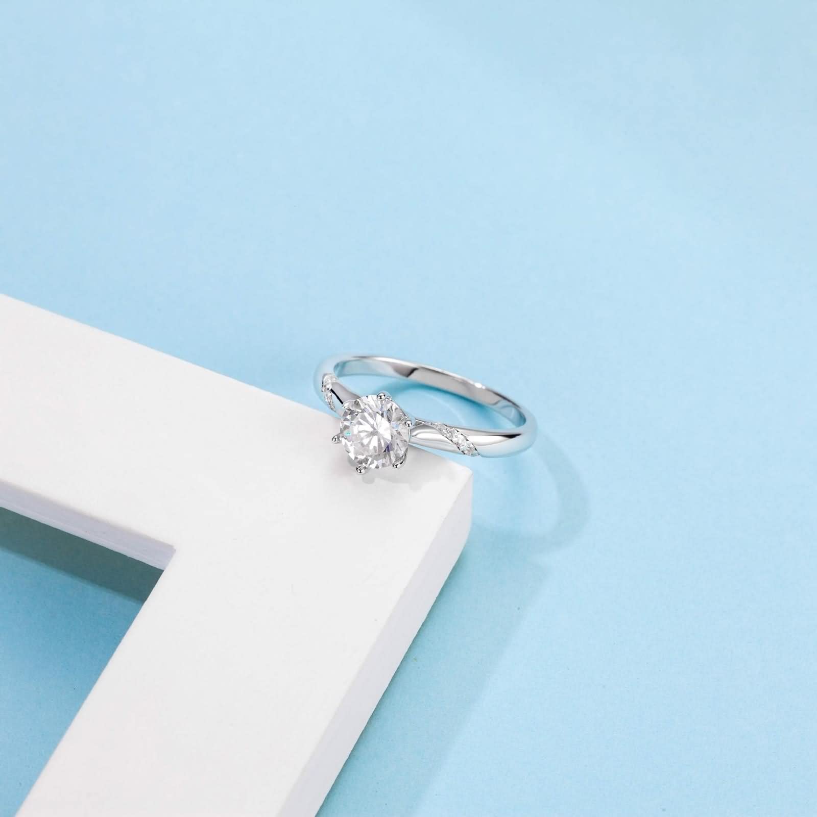 Joyeria - Anello in argento, set regalo da donna, croce celtica, in argento Sterling, per San Valentino, anniversario