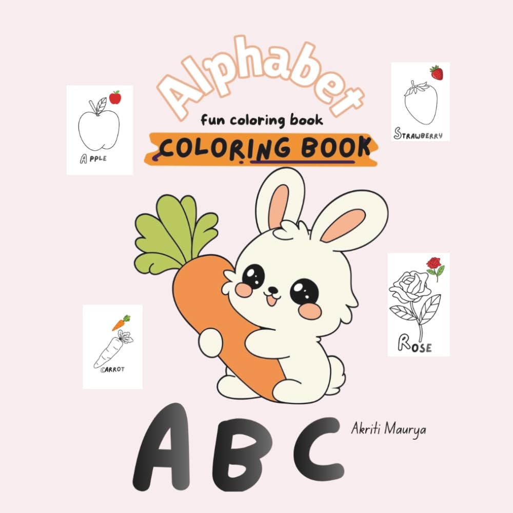 My First ABC Coloring Book for Kids: Fun ABC learning with coloring book