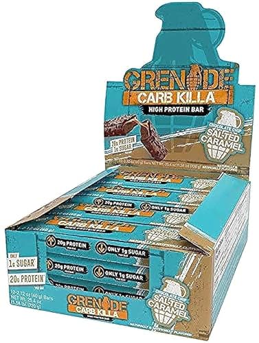 Barre protéinée Grenade Carb Killa l'encas sain pour le bureau et le sport