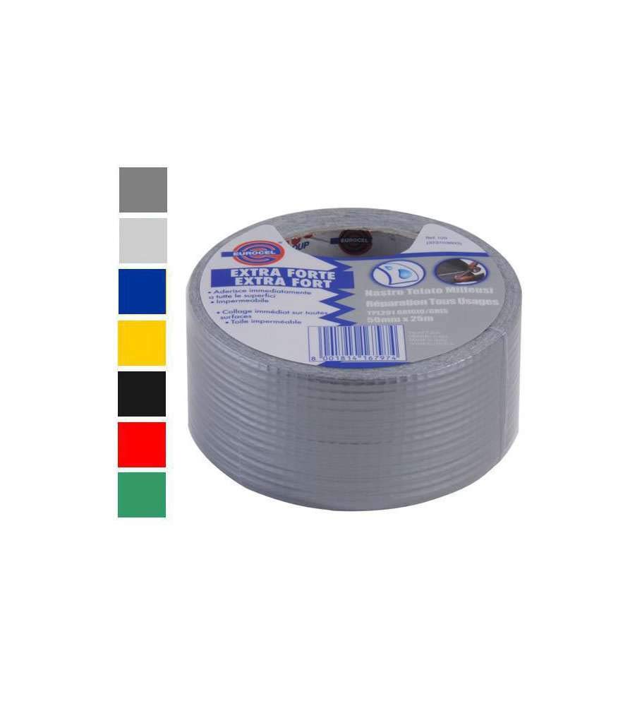 Eurocel Nastro Universale sos 50 m 25 Rosso Eurocel - 4