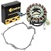 Caltric Stator & Gasket Fits YAMAHA RHINO 660 YXR660F 2004 2005 2006 2007 ATV NEW