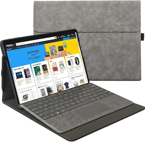 Surface Pro 12 �P�[�X �T�[�t�F�X ������� ���킢�� �ϏՌ� �A�N�Z�T���[ �^�b�`�y���z���_�[ �T�[�t�F�X�v��12 �J�o�[ �蒠�^���U�[�P�[�X/�|�[�`�o�b�O/�L�[�{�[�h���[ �X�^���h�ی�J�o�[,�y�}�b�g�z�O���[