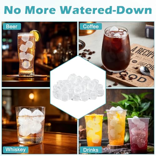 Cubos de Hielo Reutilizables Plásticos 80 Piezas miniatura 6