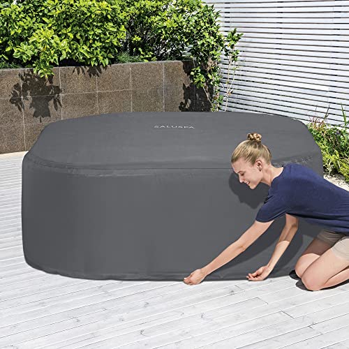 Bestway SaluSpa EnergySense Thermal Inflatable Hot Tub Spa Cover 71" x 71" x 28"
