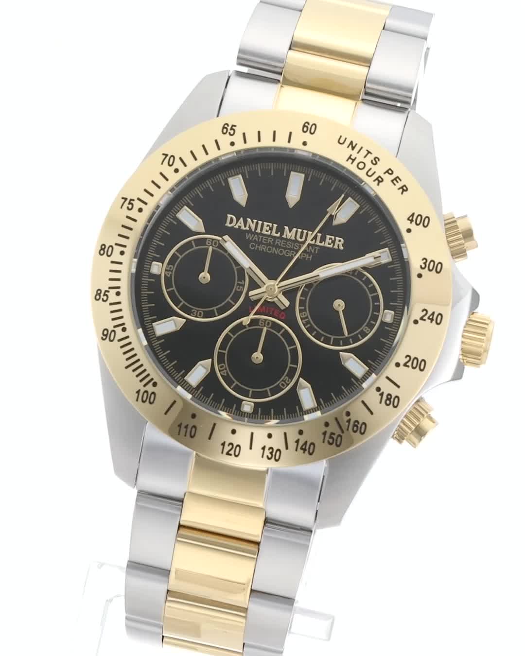 DANIEL MULLER DM-2055 クロノグラフ、 Amazon | [ダニエル・ミューラー]DANIEL MULLER 腕時計 オール