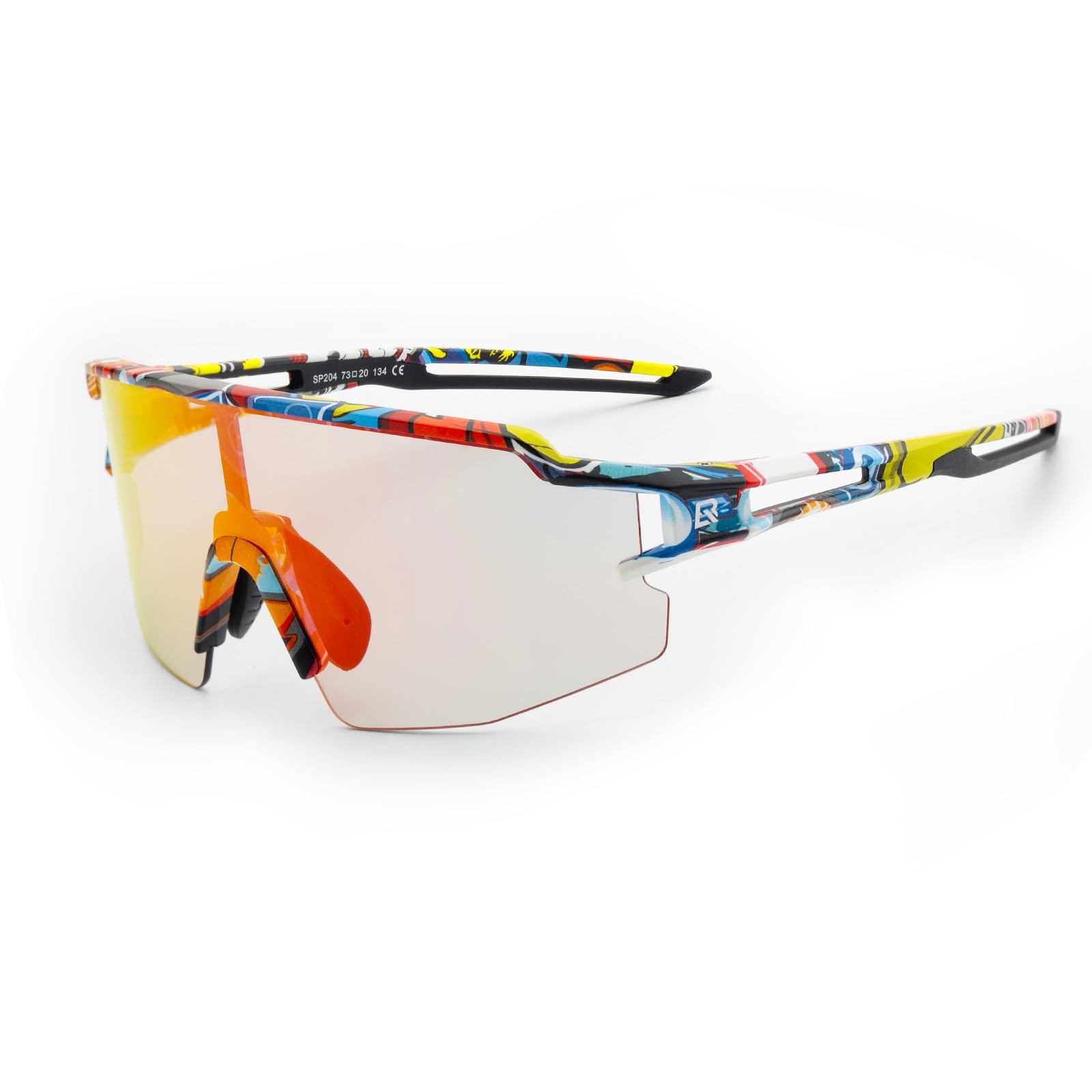 ROCKBROS Gafas de Sol Fotocromáticas Lentes Transparentes Protección UV400 Gafas Ciclismo Hombre para MTB Bicicleta Carretera Running