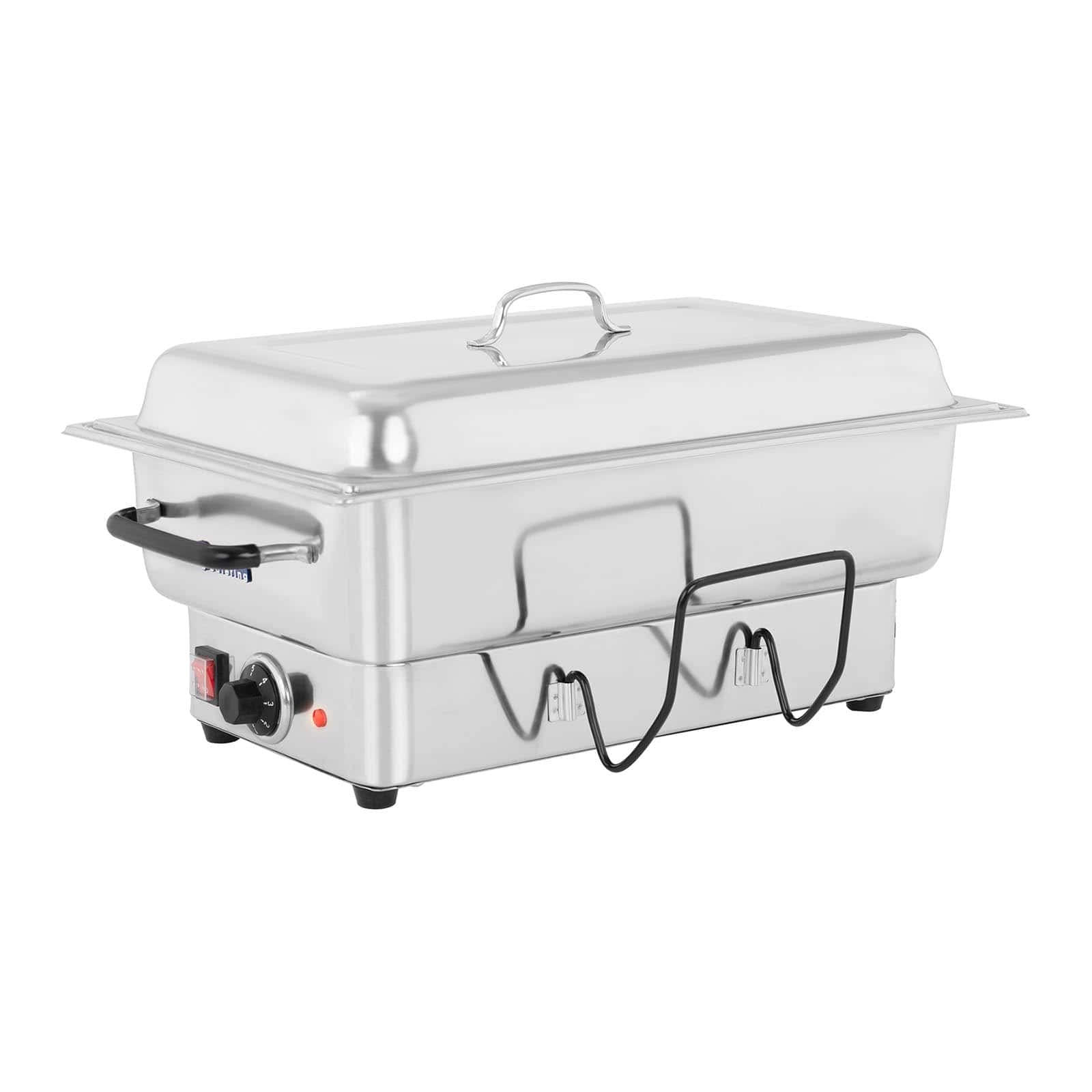 Royal Catering Chauffe-plat Chafing Dish RCCD-1/1-100-ES-E (1600W, incl. récipient GN 1/1, profondeur du récipient 100 mm, 13L de volume, 5 niveaux de température)