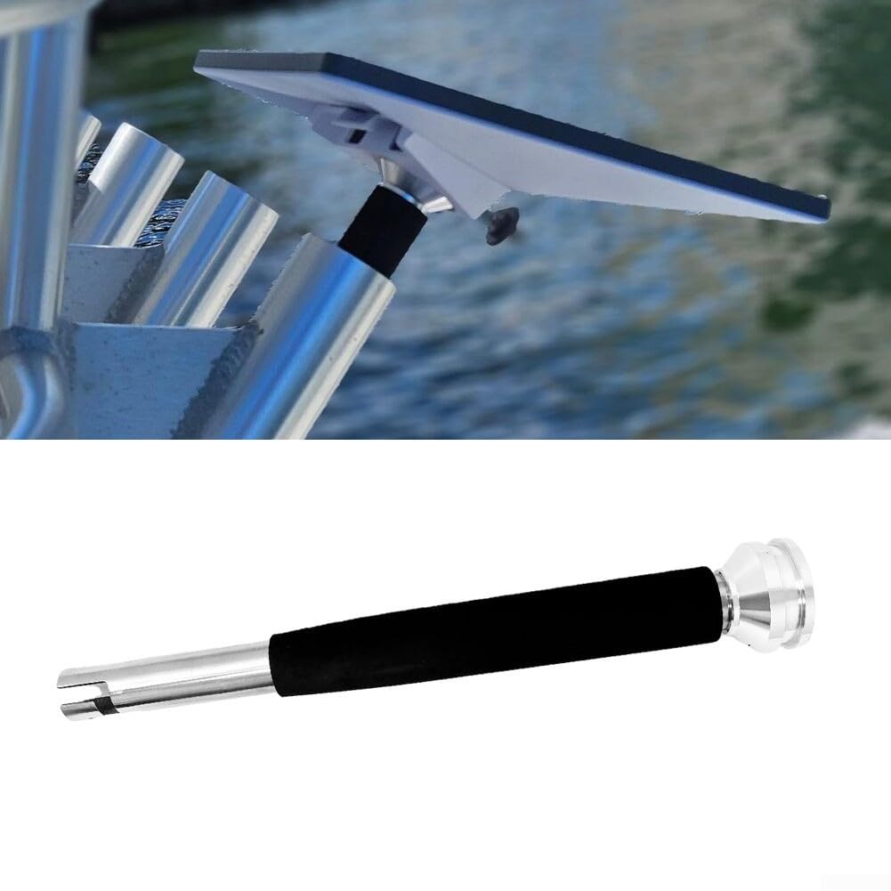 Marine Pole Supporto per Starlink per Mini - Acciaio Inox 316 Fissaggio Palo Yacht Barca RV - Angolo Regolabile Resistente all'acqua Salata Argento