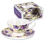 Alle Tasse und Untertasse aus hochwertigen Materialien für langlebige Produkte hergestellt. Es wird in einem passenden dekorativen Geschenkbox gesendet werden.