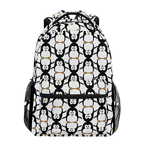 Stylish Funny Penguin Animal Backpack- Lightweight School College Travel Bags, ChunBB 16" x 11.5" x 8"