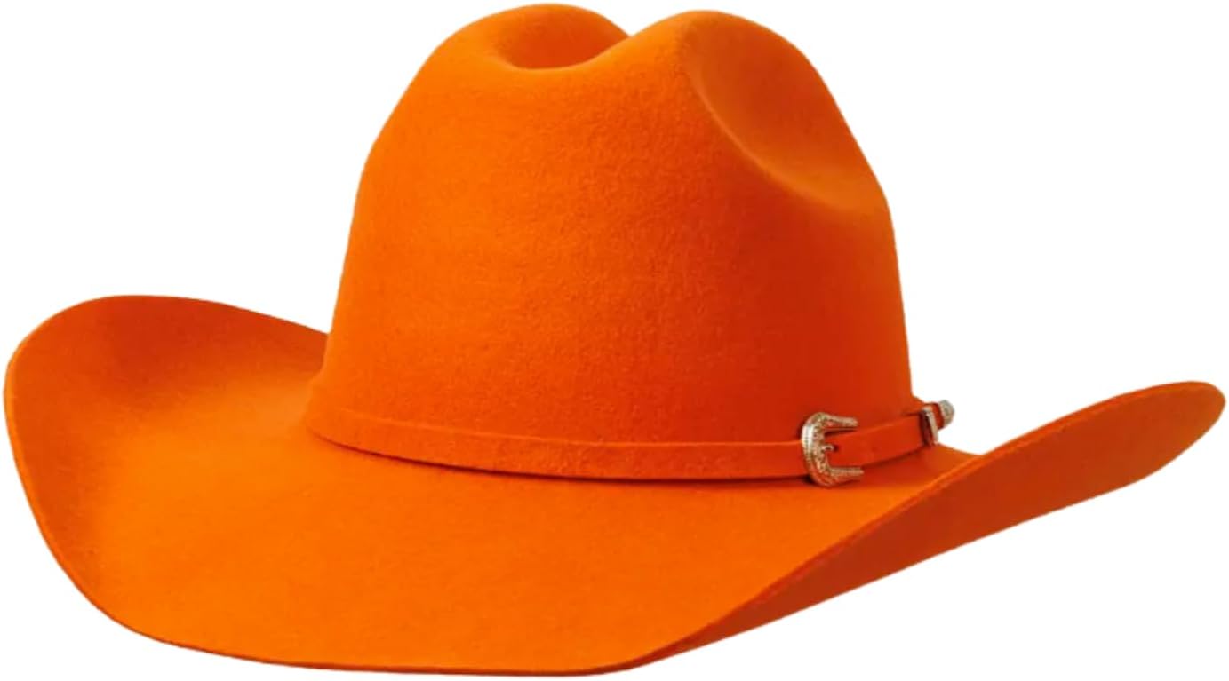 American Hat Makers Cattleman Felt Cowboy Hat | Colored Western Style,Comfortable Fit & Ranch Ready Look for Men & Women
