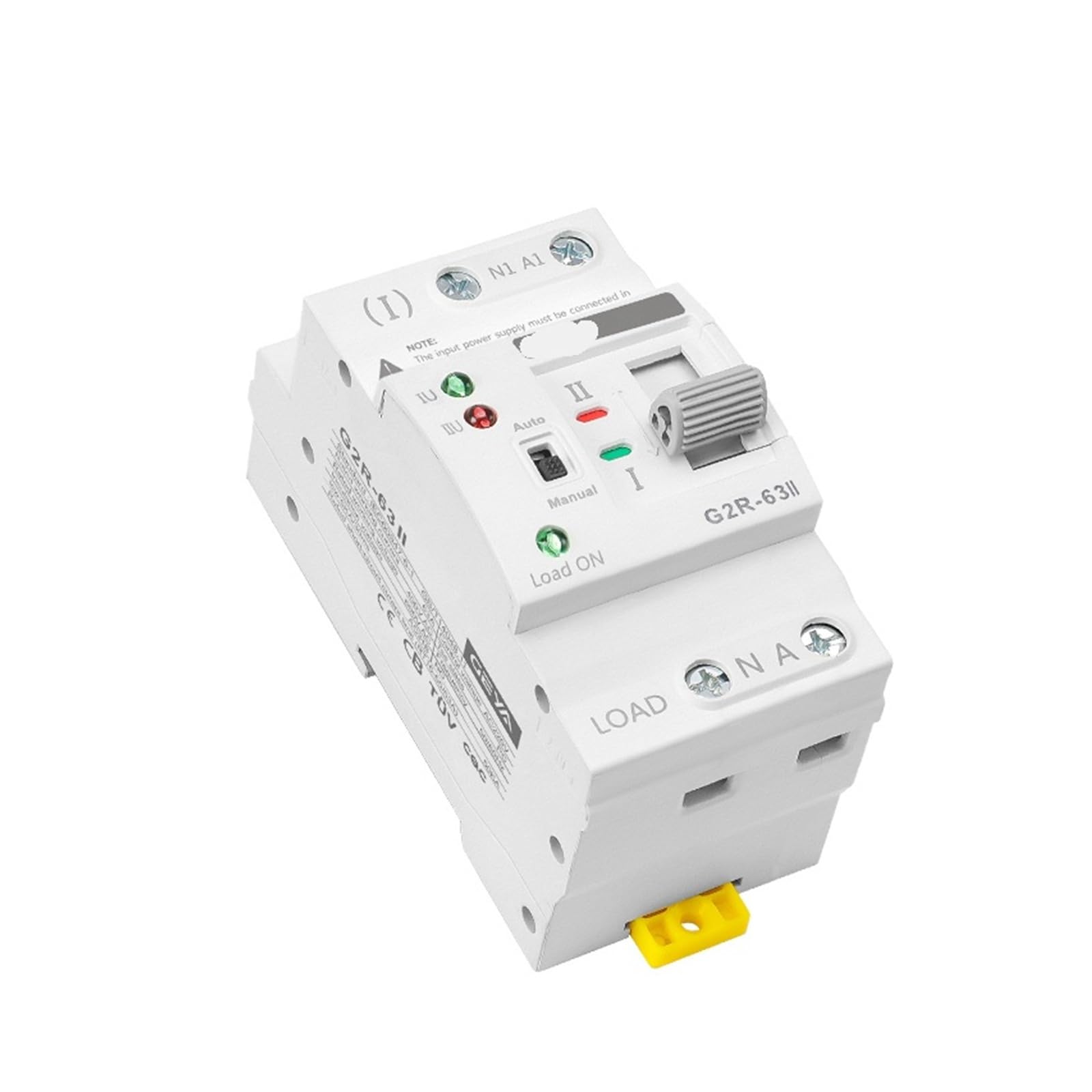 Automatyczny przełącznik transferu 220 V szyna podwójna moc selektor elektryczny nieprzerwana moc 63A