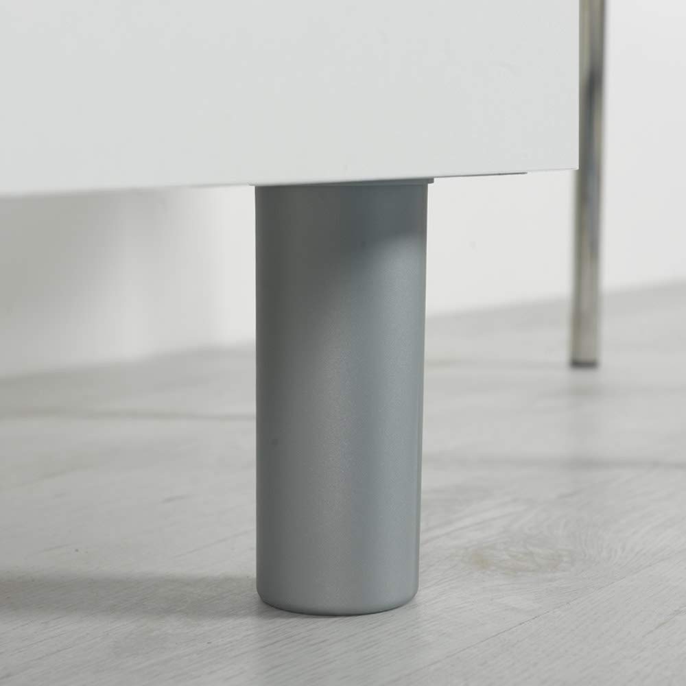 Jo-Bagno.it Lavatoio 45 x 50 x 88H in Ceramica con Mobile Lavanderia Asse di Lavaggio e Sifoneria Inclusa