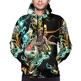 EBLYMYT Herren Kapuzenpullover Ark-Survival Evolved Sweatshirt Lässig Langarm Pullover 3D Druck Hoodies für Herren S