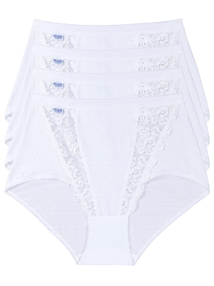 Sloggi Women's Weib Chic Maxi 4 Pack Briefs White White 5XL - 24
