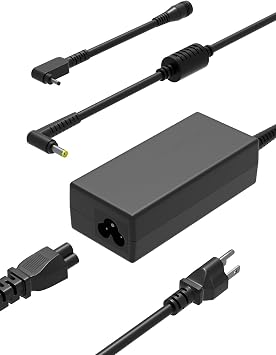 65W AC Charger Compatible with Acer Aspire 5 3 1 6 A315 A515 A314 Series Aspire One E1 E3 E5 E11 E14 E15 E17 ES1 V3 V5 V7 F15 F17 S5 S7 R3 R5 R7 M5 F5 Lite AL15 1400 5220 Laptop