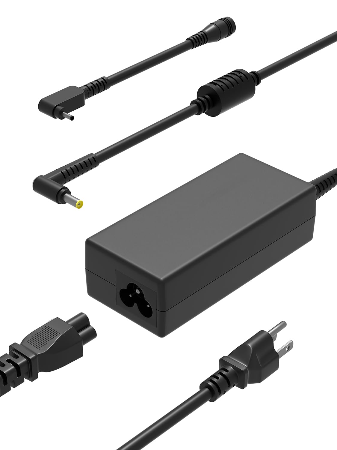 HSXIRQA 65W AC Charger Fit for Acer Aspire 5/3/1 Series A315 A515 A314 Aspire V3 V5 V7 E1 E3 E5 E11 E14 E15 E17 ES1 F15 S5 S7 R3 R5 R7 M5 F5 Laptop