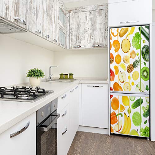 Película autoadhesiva lavable de 70x190 cm con diseño de frutas para decoración 4