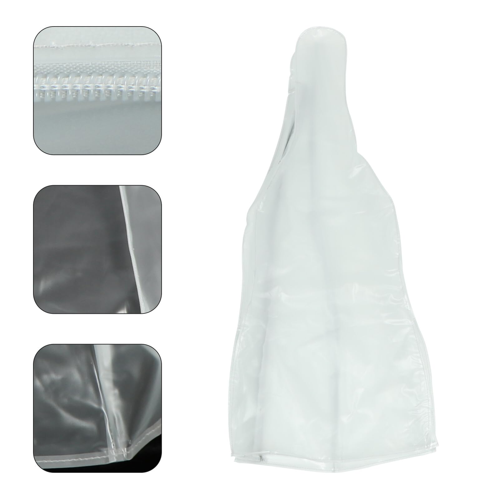 Supvox Praktische Weiße Cello Abdeckung aus Mattiertem Pvc Leicht zu Reinigen Kreative und Dekorative Haushaltshülle für Schutz des Cellos im Innenbereich
