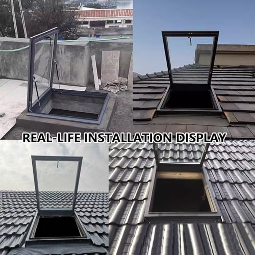 Fenêtre de toit en alliage d'aluminium pour trappe d'accès et sous-sol - 4