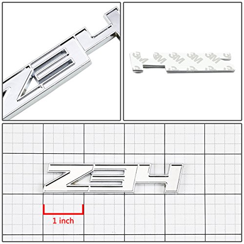 Image of Auto Dynasty Metal Emblem Decal Logo Trim Badge Z34 (Silver)