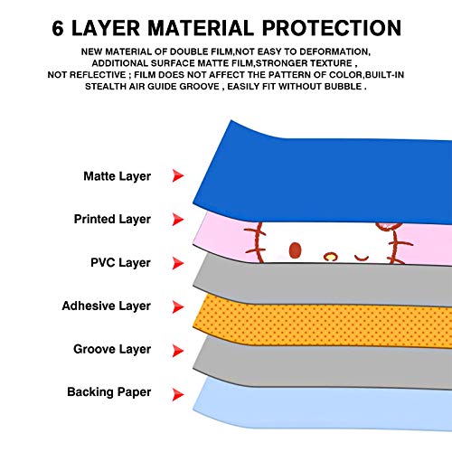 Dlseego Switch Skin Sticker Pretty Pattern Full Wrap Skin Protective Film Sticker Design For Switch-Pink Cat #TOP6