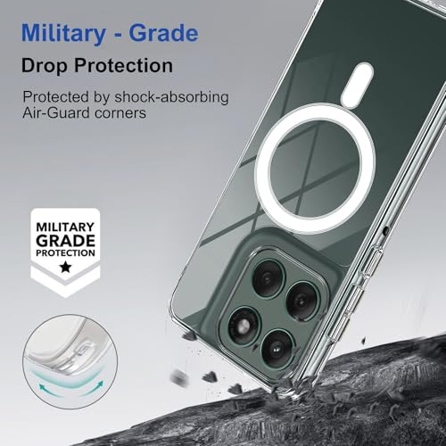 Image of Zapcase Back Case Cover for Motorola Edge 70 5G | Compatible for Motorola Edge 70 5G Back Cover | Compatible with MagSafe | Scratch-Resistant Back Cover | Clear