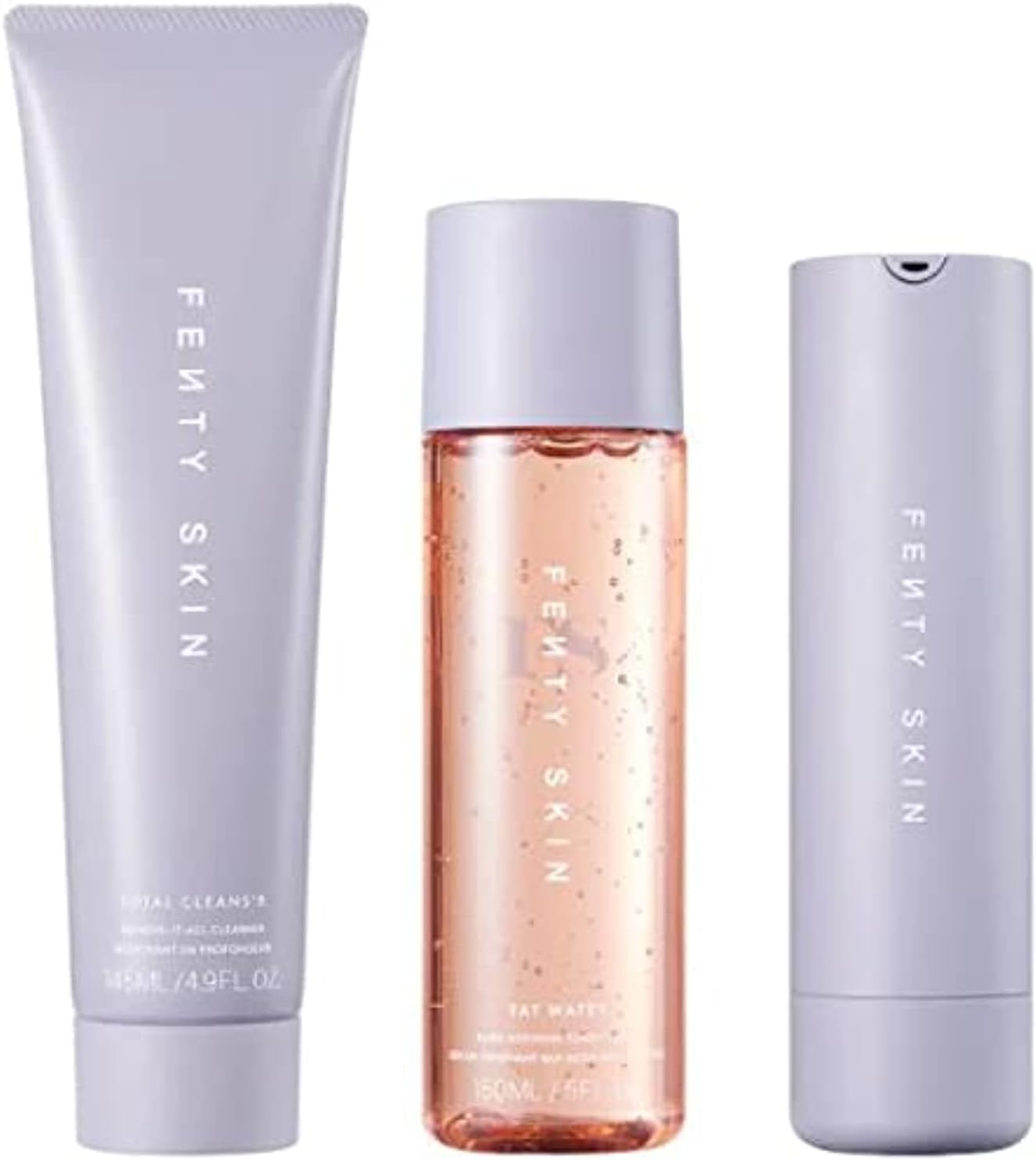 Fenty Skin Full-Size Start'r Set Includes Full Sized Total Cleans'r, Fat Water and Hydra Vizor