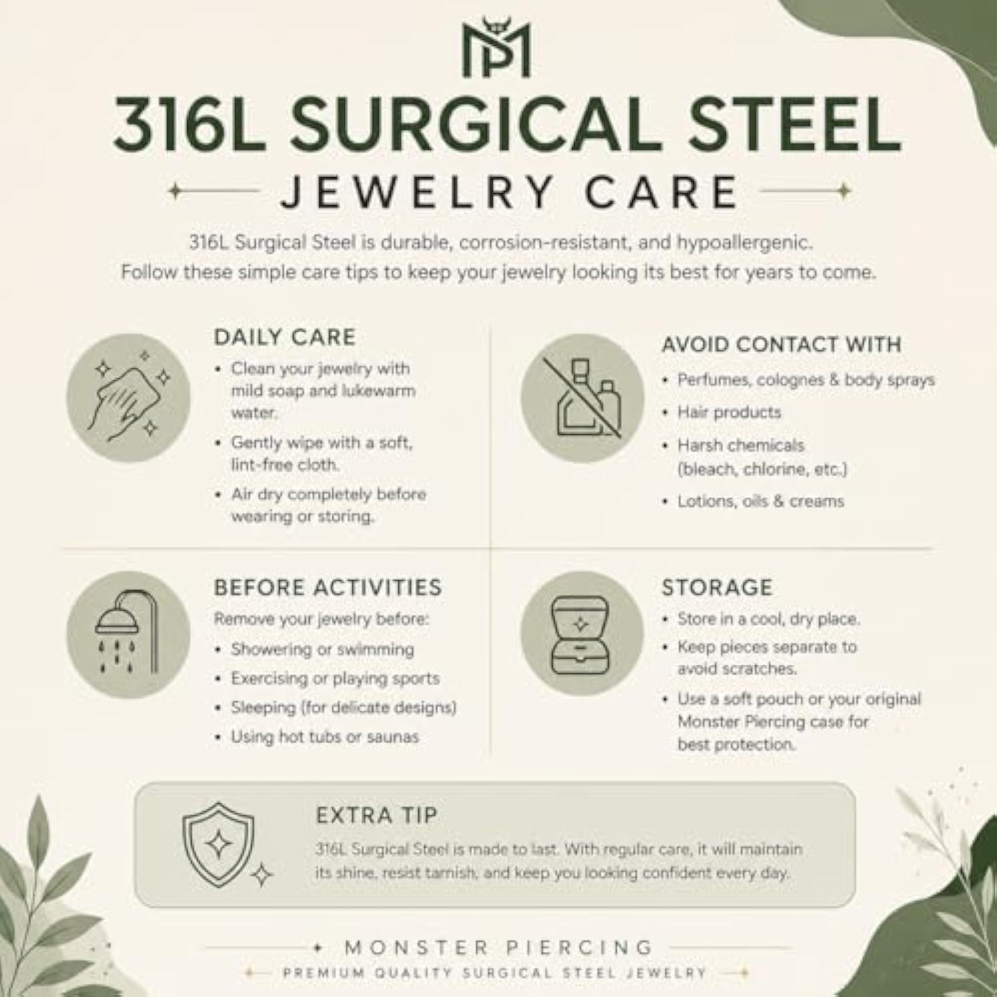 Trident Industrial Barbell, 316L Surgical Steel