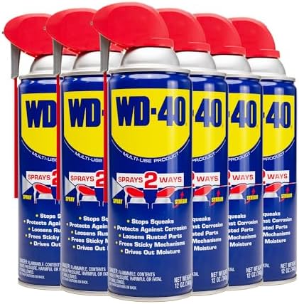 WD-40 Multi-Use Product with SMART STRAWÃ‚ SPRAYS 2 WAYS, 12 OZ [6-Pack]