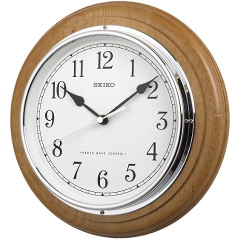 Deluxe Seiko Wooden Radio Controlled Wall Clock Cover