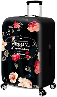 Elástico Funda Protectora de Maleta,Protector Duradero y Lavable Plegable, el Tamaño se Ajusta De 18 a 32 Pulgadas la Tapa del Maletero Funda Viaje (Rosa,S(18-20))