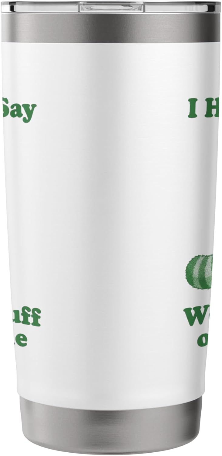 Funny Red Panda I Have To Say Weird Stuff Or I'll Die Animal Stainless Steel Insulated Tumbler - Image 4