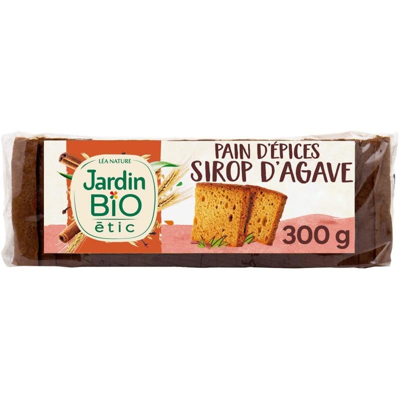 JARDIN BIO ÉTIC PAIN D'ÉPICE AU SIROP D'AGAVE 300G - JARDIN BIO ETIC - LOT DE 4 - Offre Special