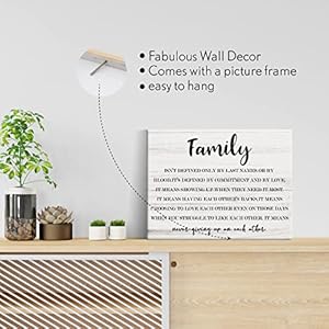 Rustic Family isn't Defined Canvas Painting Framed Wall Art Decor for Living Room Bedroom Home, Funny Farmhouse Family Quote Canvas Poster Print Present 11.5x15 inches Rustic Family isnt Defined Canvas Painting Framed Wall Art Decor for Living Room Bedroom Home Funny Farmhouse Family Quote Canvas Poster Print Present 115×15 inches