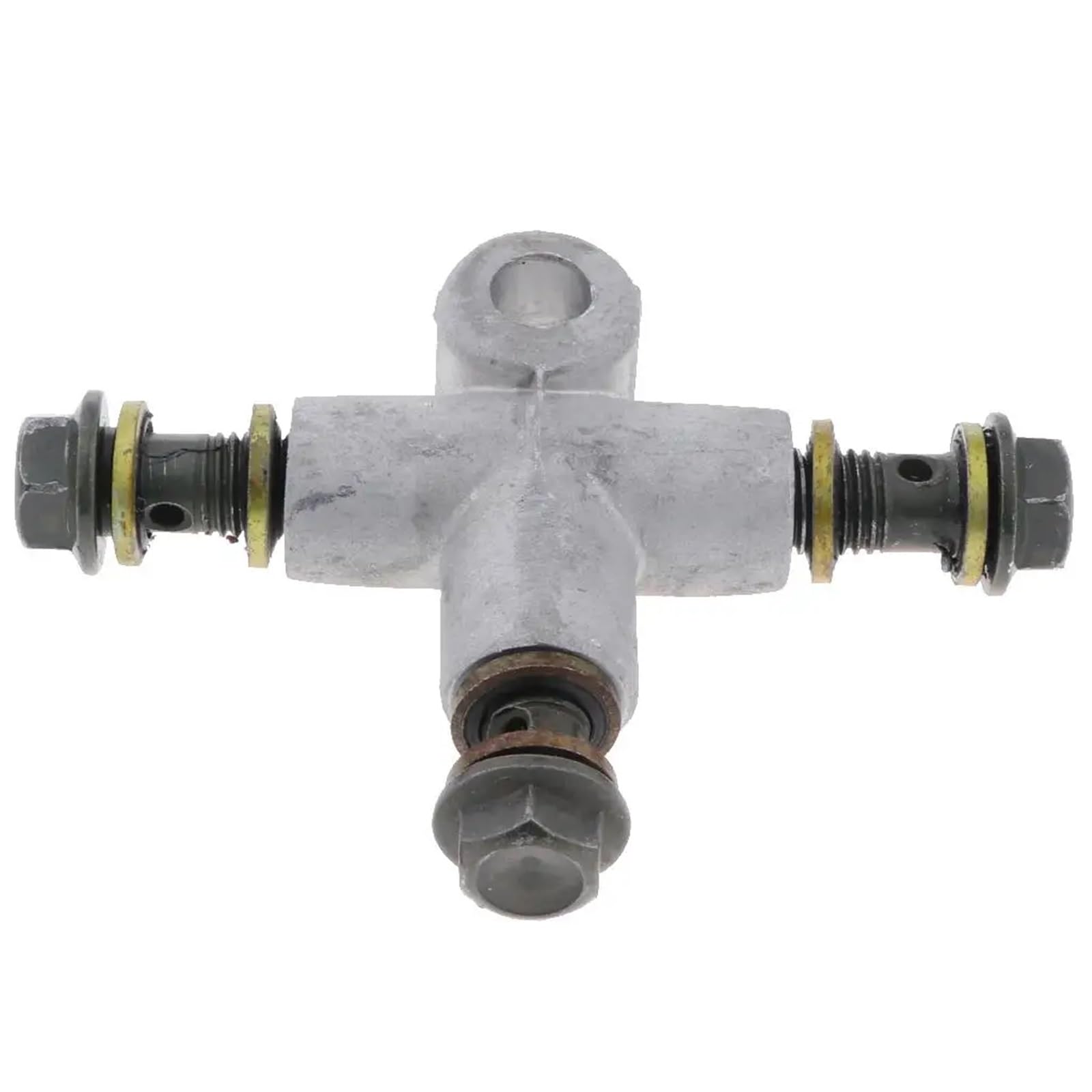 Hydraulic Brake Hose Pipe Tee Coupling and Fitting Connector, Fit Motorcycle Dirt Bike ATV Brake System Brake Lines Kit