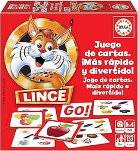 Educa - Lince Go Juego de Mesa para Niños, Multicolor (18712)