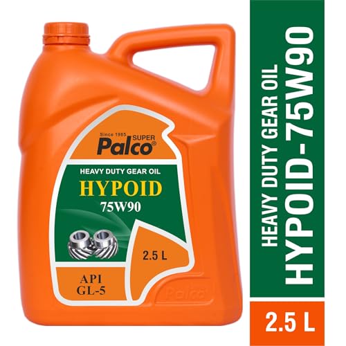 Image of PALCO Hypoid 75W90 Heavy Duty Gear Oil 2.5 Litre (Pack of 1), API GL-5 Gear Oil for Car and Commercial Vehicles, Manual Gearbox & Axles, High Load Protection & Smooth Shifting