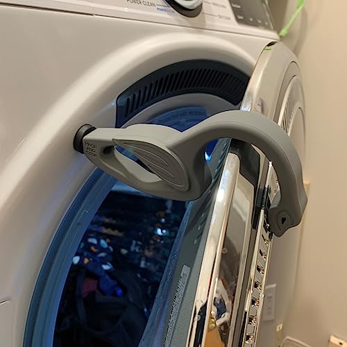 Prop and Stop Swan (Original US Brand) Front Load Washer Door Holder: Helps Your Washer Dry Properly - Prevents Odors (Black Silicone Rubber)